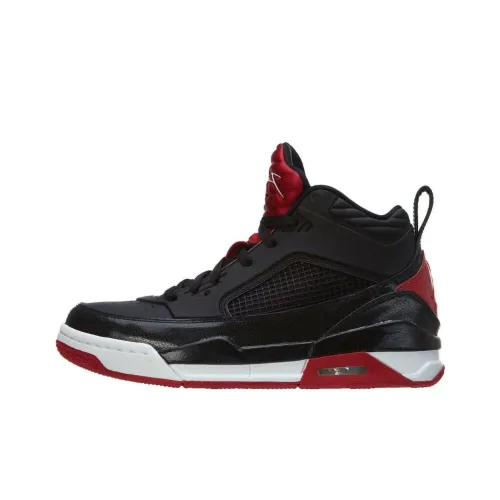 Jordan Flight 9.5 Black Gym Red