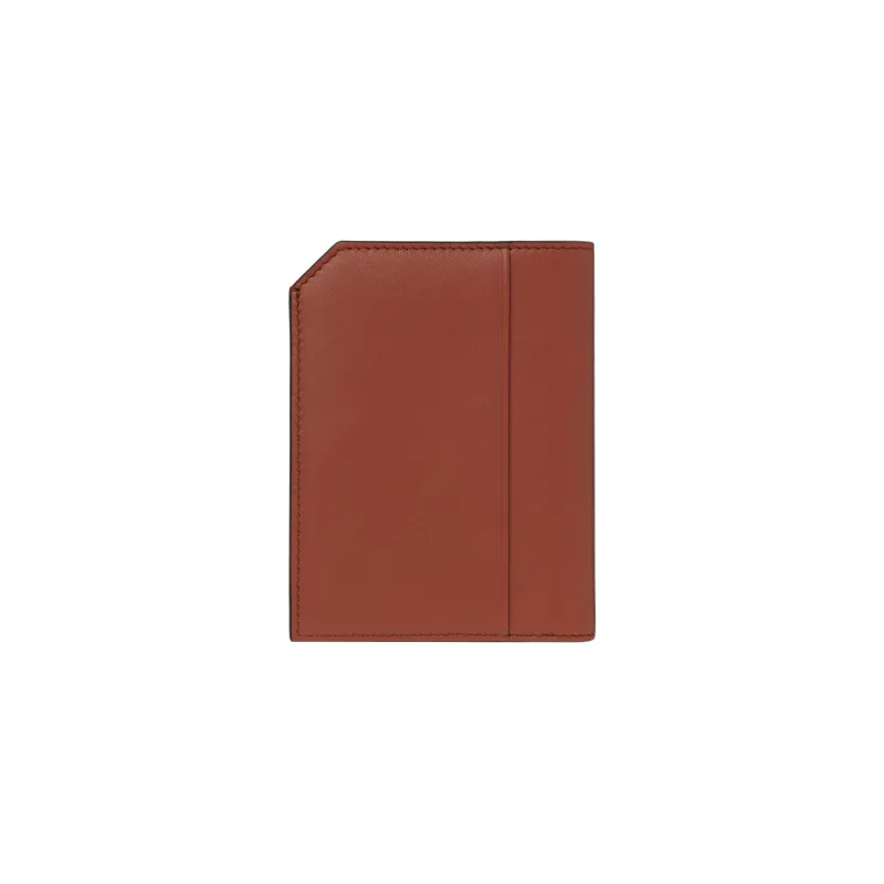 MONTBLANC Calfskin Wallet Mini Men's Diamond Red-1
