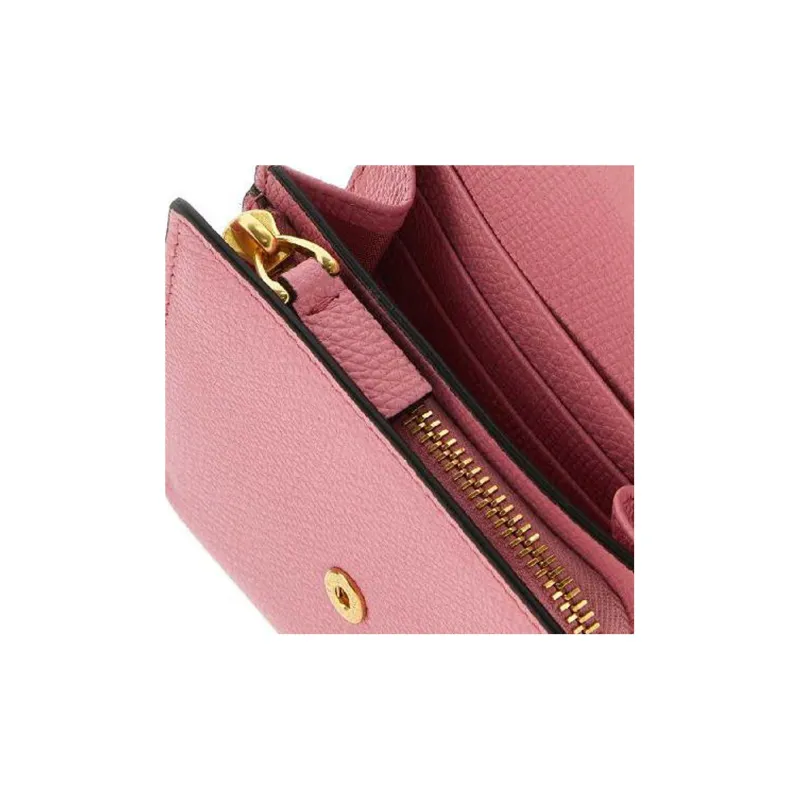 Valentino Leather Wallet Women's Pink-3