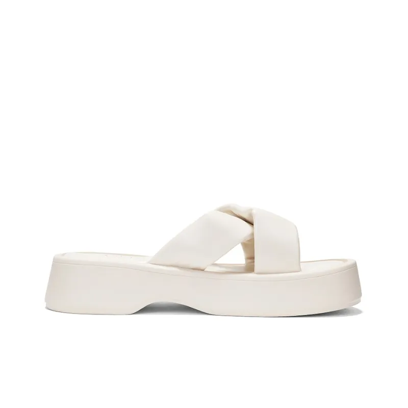 OMS Slide Slippers Women's Black/White-10
