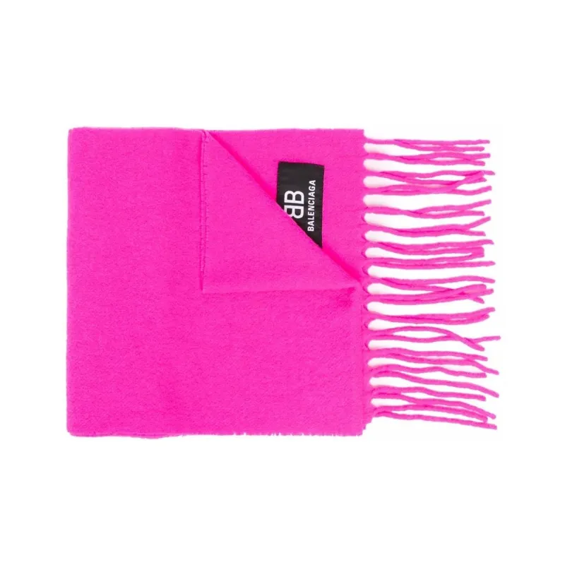 Balenciaga Fringed Scarf-0