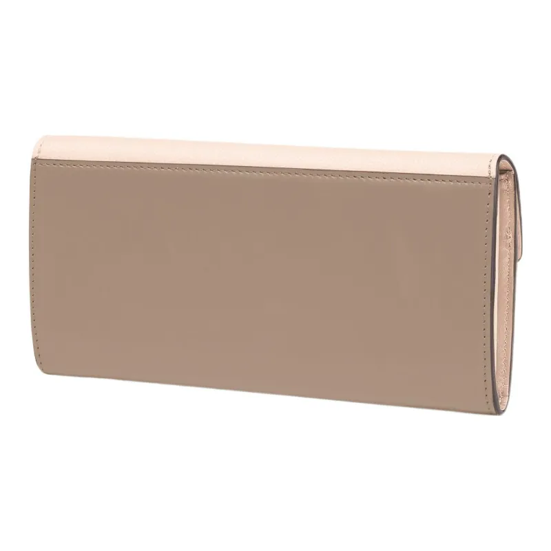 FENDI Leather Wallet Women's Pink/Gray-1