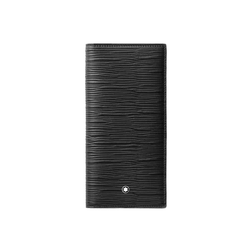 MONTBLANC Cow Leather Wallet Men's Black