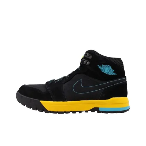 Jordan 1 Trek Black Gamma Blue Varsity Maize