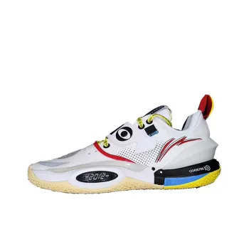 Solestage x LiNing All City 10 Wade Anti Slip Wear Resistant Low Top Basketball Shoes Men's White Red Yellow