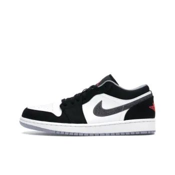 JORDAN 1 Low Black White Wolf Grey Infrared 23