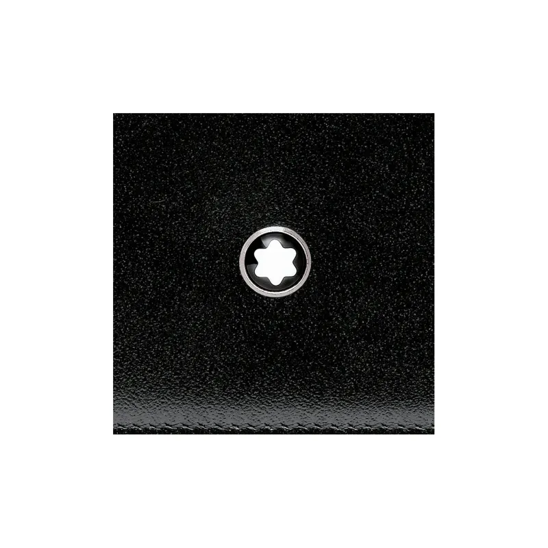 MONTBLANC Cow Leather Card Holder Men's Black-4