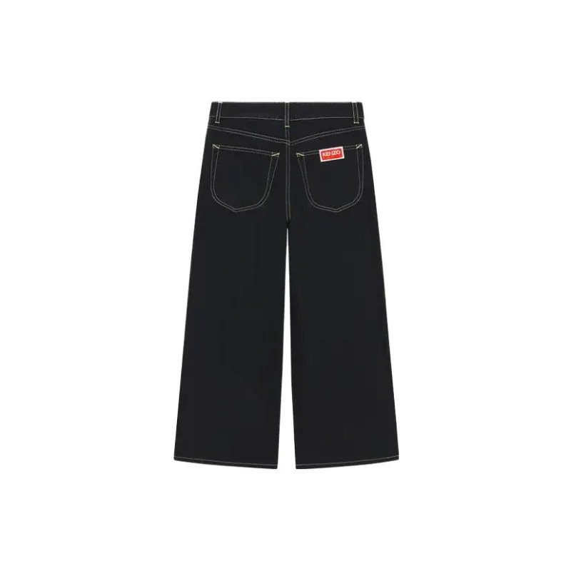 KENZO Sumire High rise Cropped Jeans-1