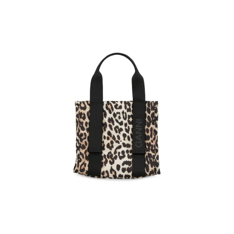 GANNI Polyester Portable Crossbody Bag Shoulder Bag Women's Black-0