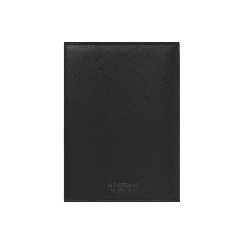MONTBLANC Calfskin Passport Holder Men's Black-1