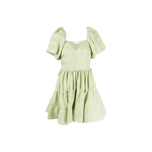 JONATHAN SIMKHAI Short-Sleeved Dresses Women's Green