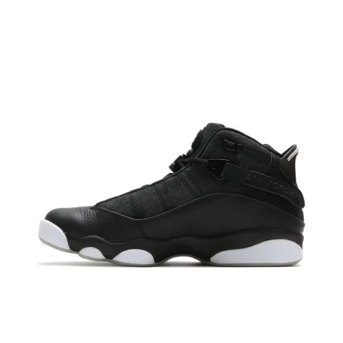 Jordan 6 Rings Black Matte Silver