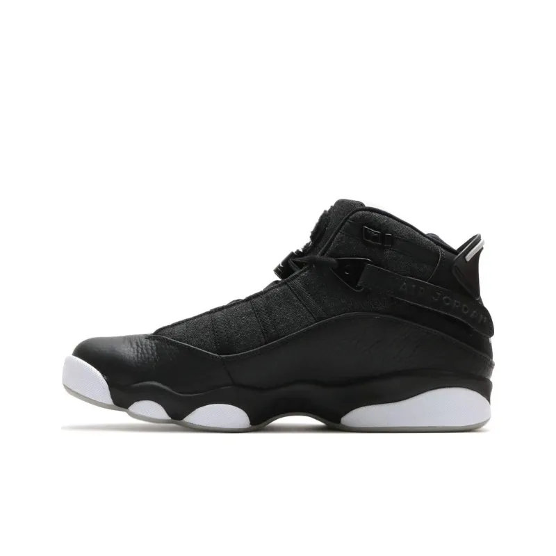 Jordan 6 Rings Black Matte Silver-0
