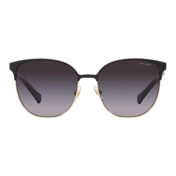 Polo Ralph Lauren Plate And Metal Browline Sunglasses Women's Black-0
