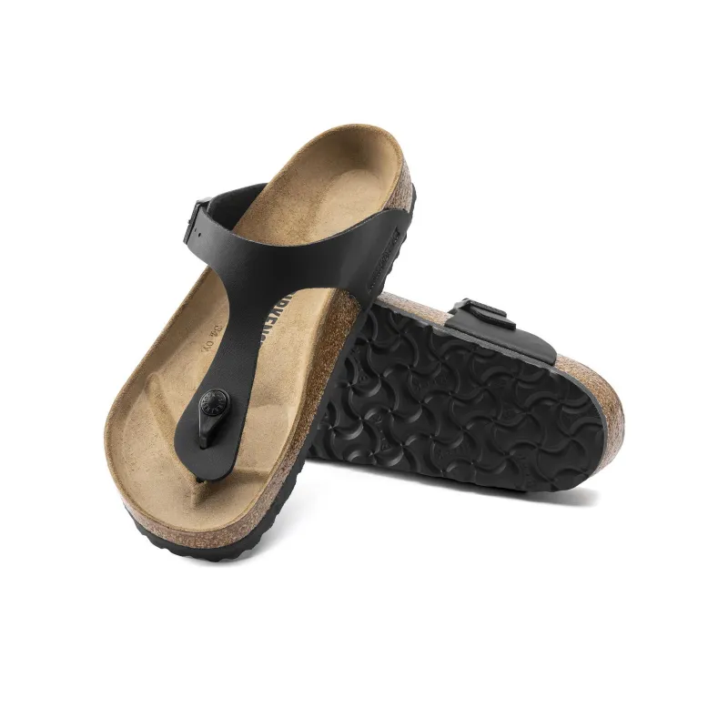 Birkenstock Gizeh Birko Flor 'Black'-4