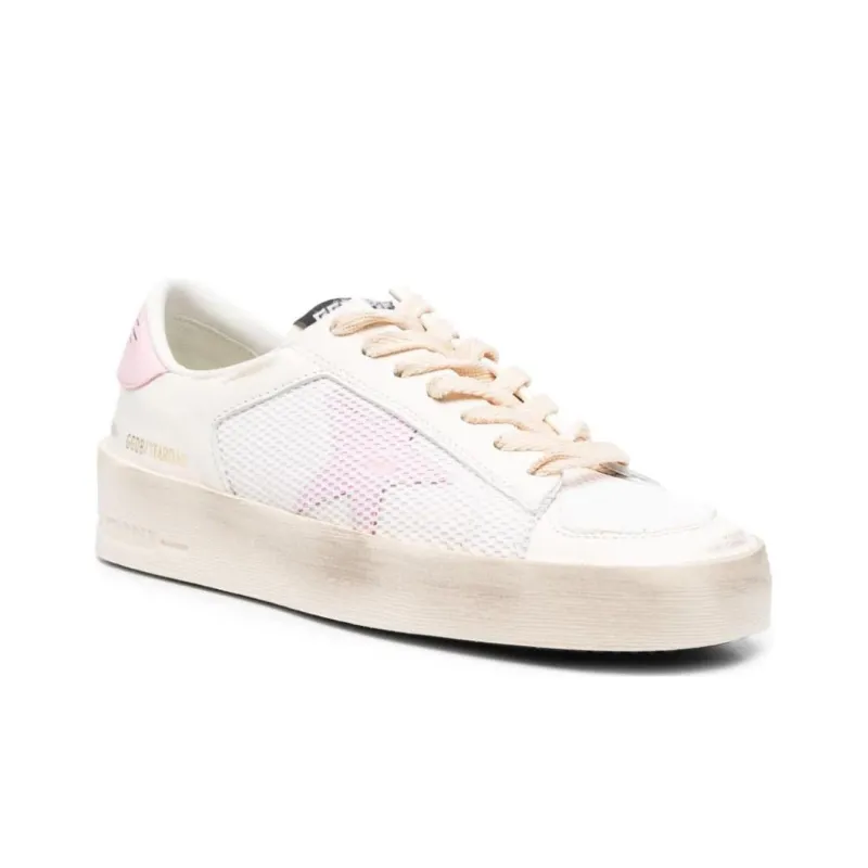 Golden Goose Stardan White Orchid Pink Women's-1