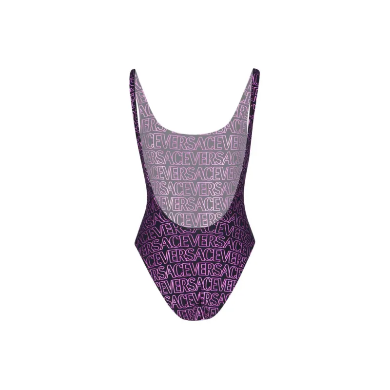 VERSACE All over Logo print Swimsuit-1