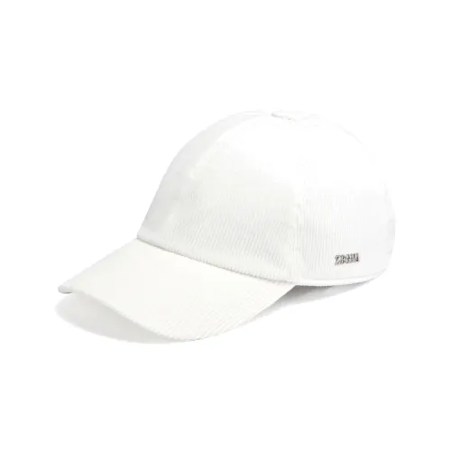 Ermenegildo Zegna Baseball Caps Unisex White