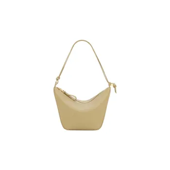 LOEWE Hammock Hobo Cow Leather Hobo Bag, Handbag, Shoulder Bag Mini Women's Clay Green