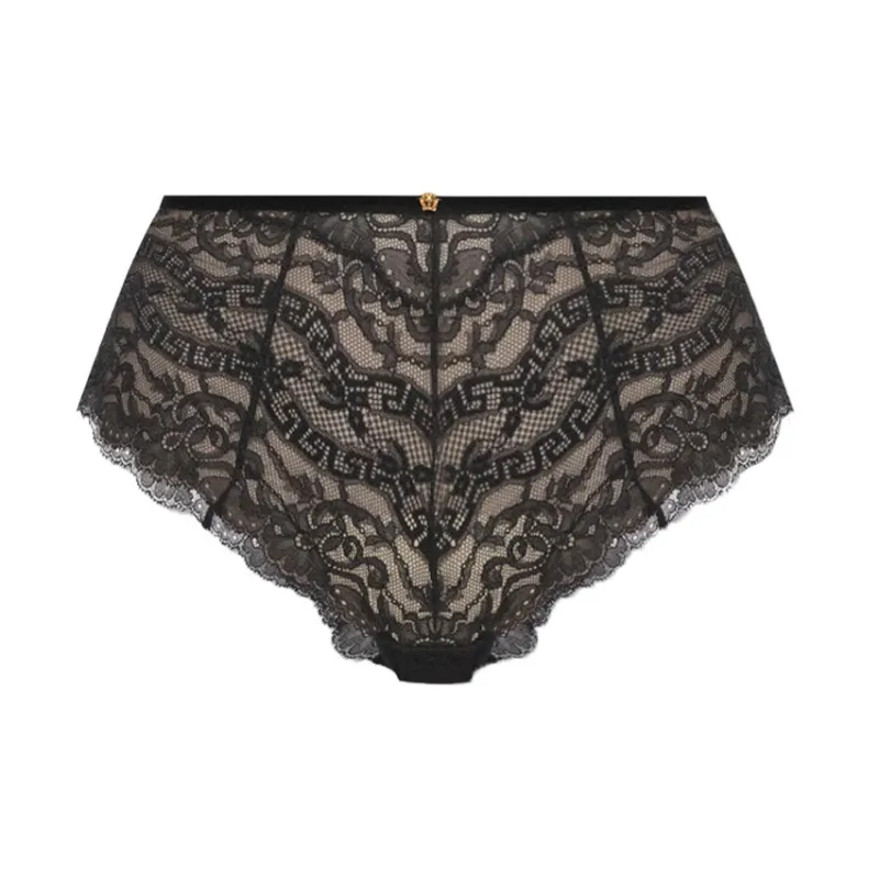VERSACE Medusa Plaque Lace Briefs-0