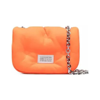 Maison Margiela Glam Slam Logo Patch Shoulder Bag