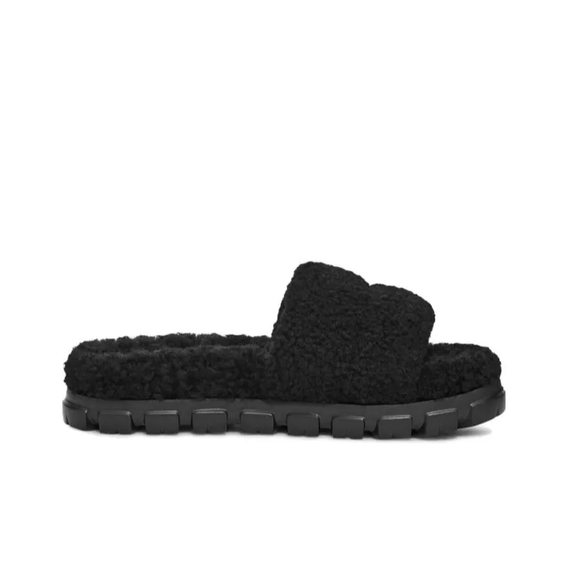 UGG Cozetta Curly Slide Black Women's-1