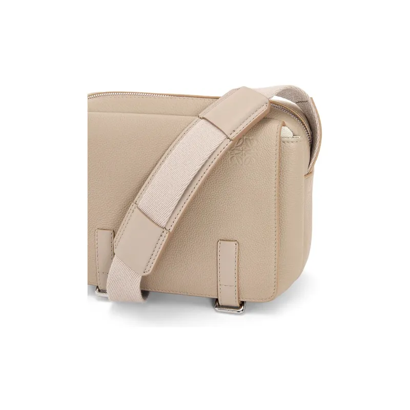 LOEWE Soft Grain Cow Leather Messenger Bag, Shoulder Bag, Crossbody Bag Extra Small Men's Sand-5