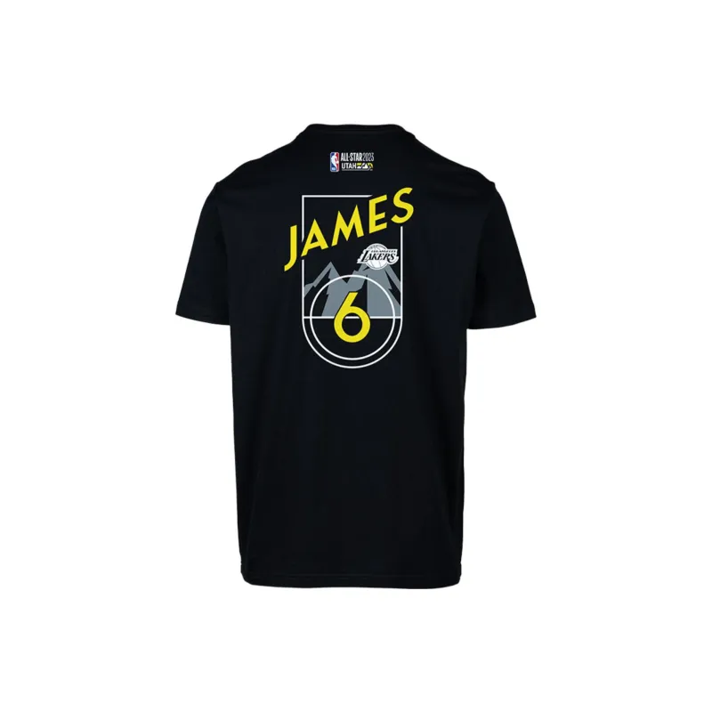 NBA Los Angeles Lakers T Shirts Men Black-1