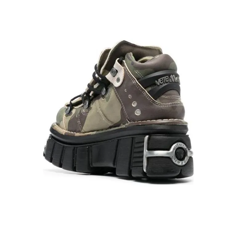 Vetements X New Rock Leather Platform Sneakers-3