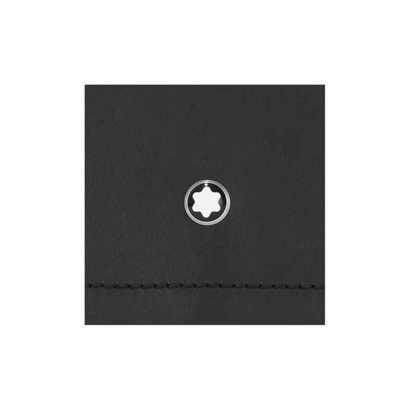 MONTBLANC Calfskin Planner Bag, One Shoulder Crossbody Clutch Men's Black-4