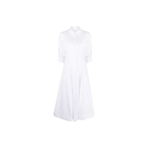 JONATHAN SIMKHAI Short-Sleeved Dresses Women's White