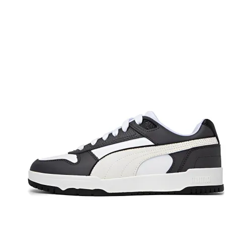 PUMA RBD Game Skateboard Shoes Unisex Low-Top White/Black