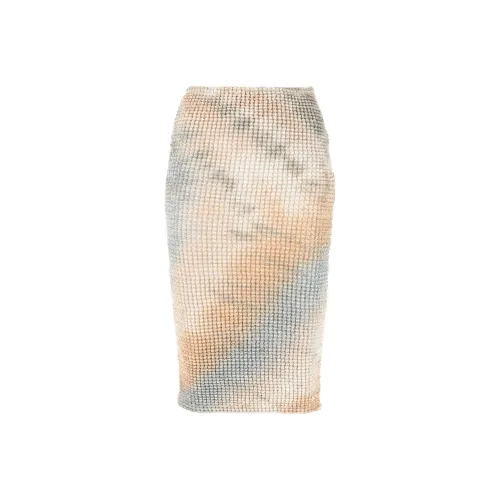 OFF-WHITE Casual Long Skirts Women's Beige