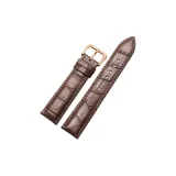 Brown with Brown Stitching-Pin Buckle Rose Gold
