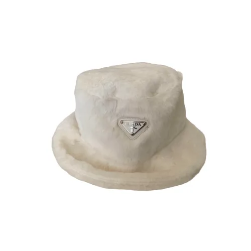 PRADA Bucket Hats Unisex White