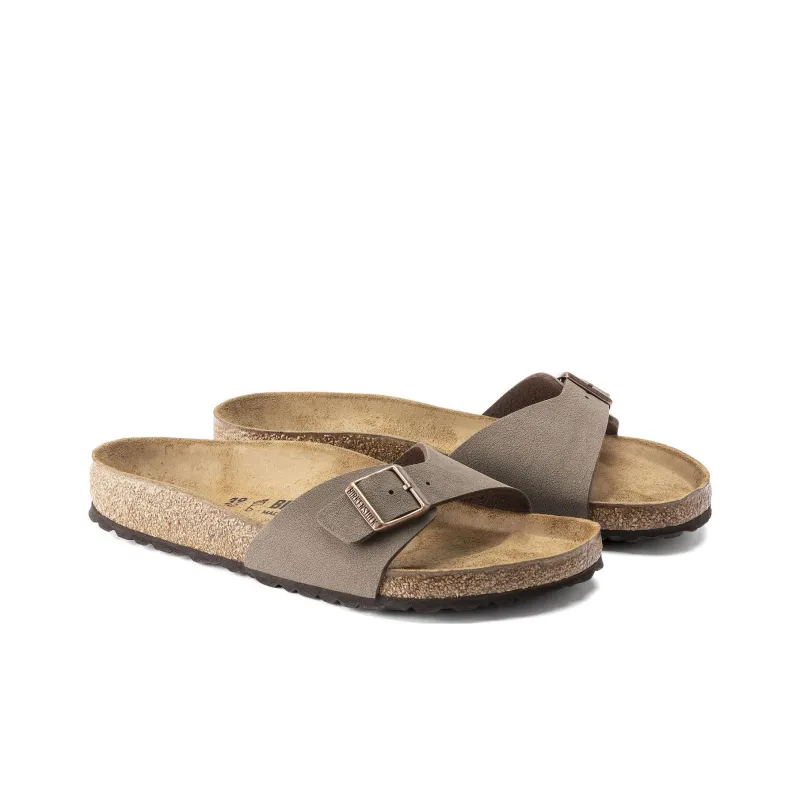 Birkenstock Madrid Birko Flor Birkibuc Narrow Fit 'Mocca'-2