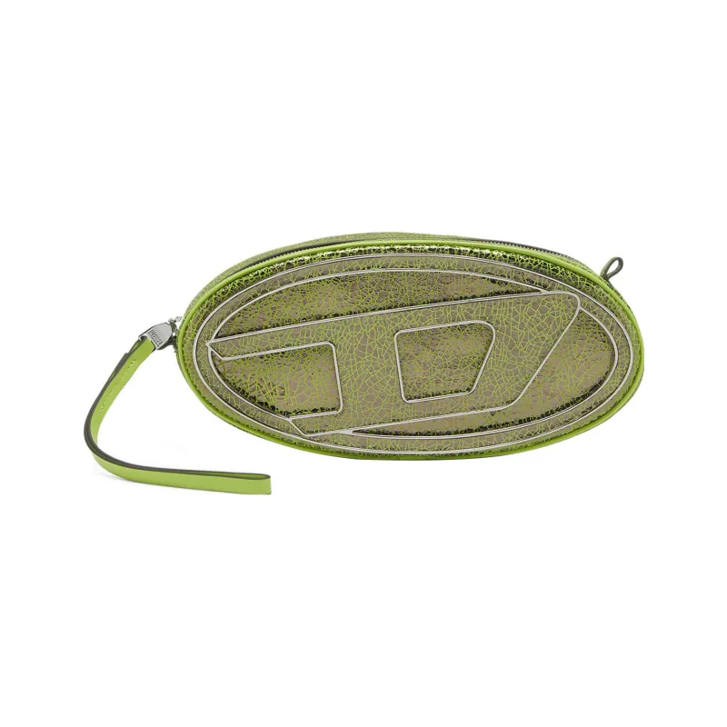 DIESEL Cow Leather Handheld Shoulder Bag Crossbody Bag Regular Women's Green-0
