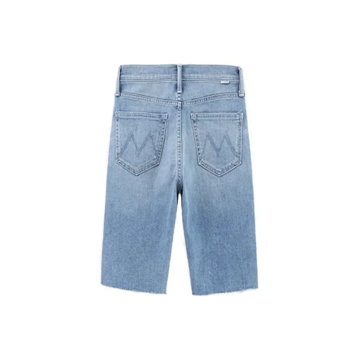 MOTHER Denim Shorts Women's Light Blue-1