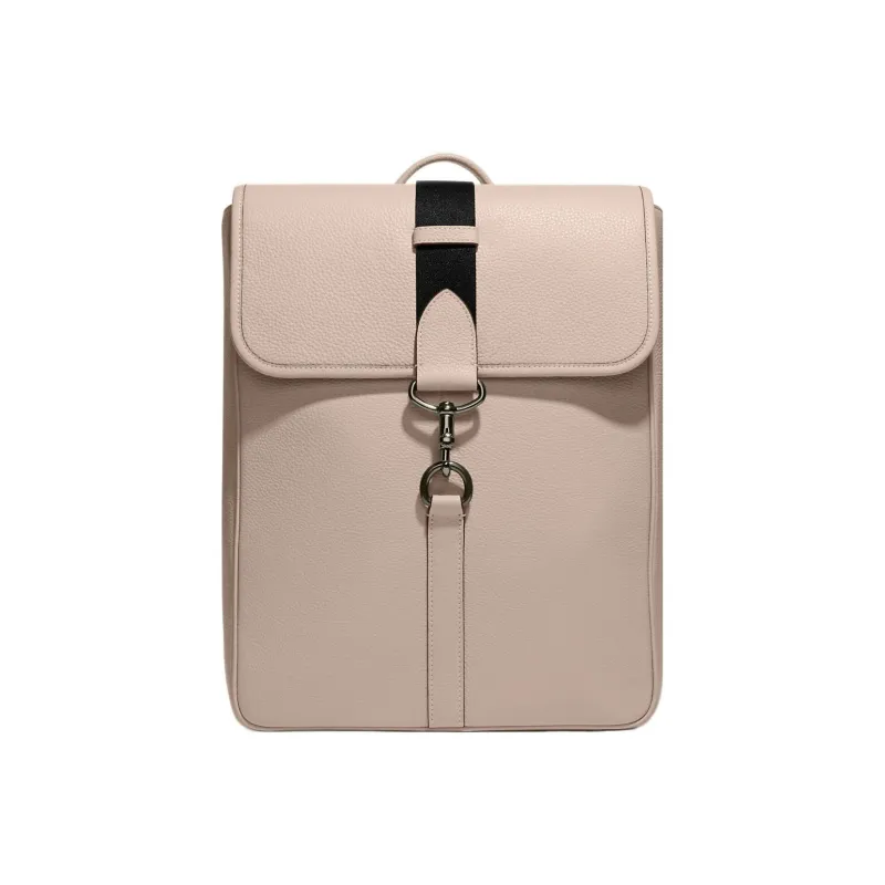 COACH Pebbled Leather Laptop Bag Backpack Tubas Men's Nude-0