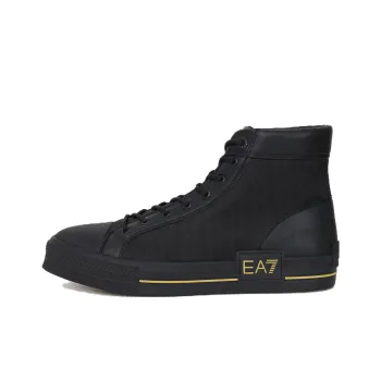 EMPORIO ARMANI EA7 Stylish Skateboarding Shoes Unisex Black