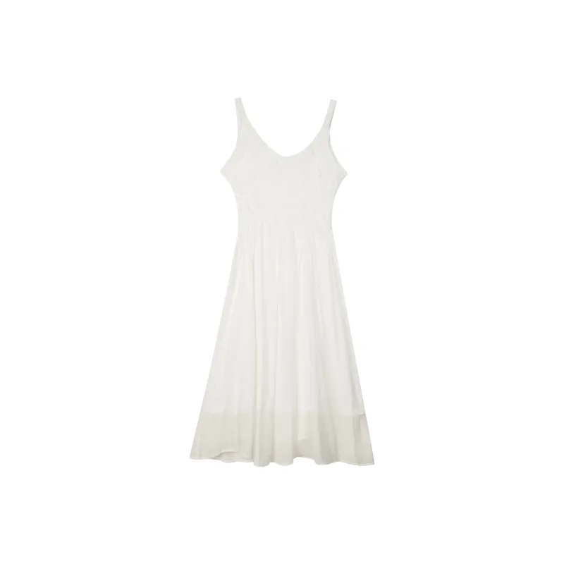 EIDOLON GRAIN Slip Dress Women's White-1