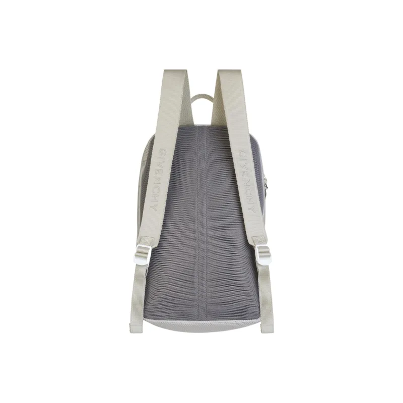 GIVENCHY Leather Backpack Men's Light Gray-2