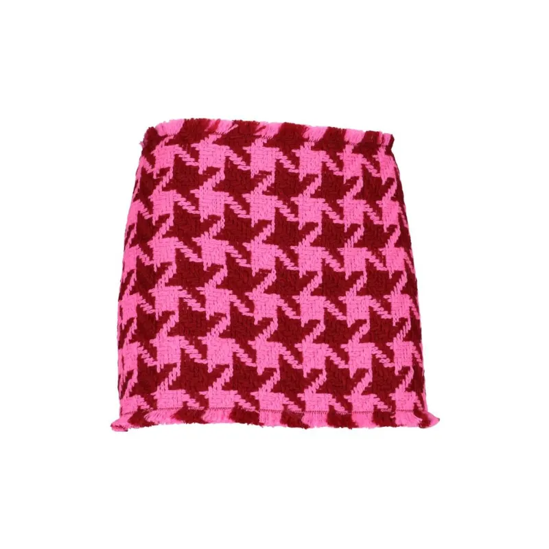 VERSACE Houndstooth High Waist Mini Skirt-2