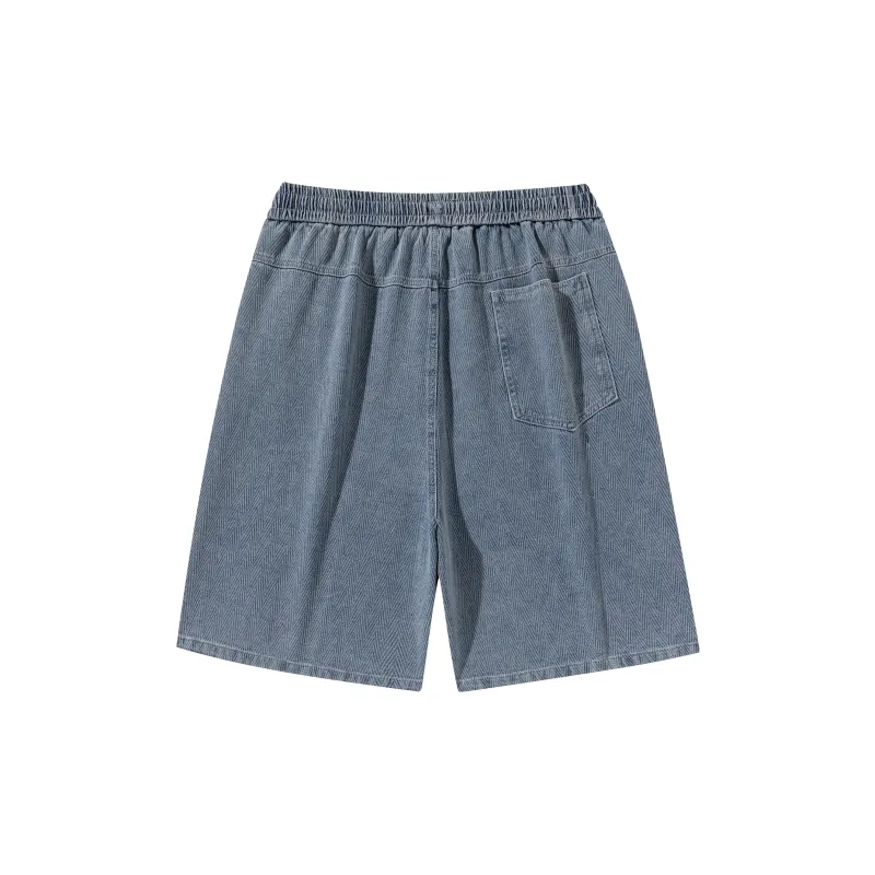 LTIFONE Denim Shorts Unisex Light Blue-1