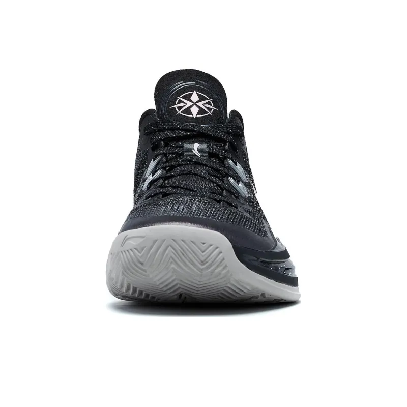 LiNing Liren 3 V2 Obsidian Cushioning Low Top Basketball Shoes Men's Night Black-4