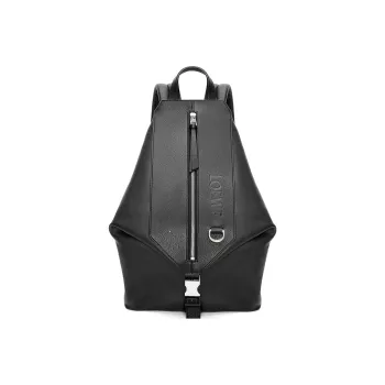 LOEWE Cow Leather Backpack Trumpets Men's Black