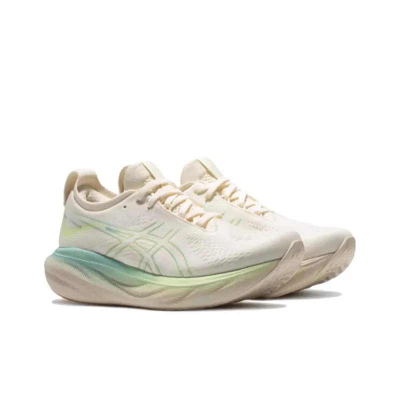 Asics GEL Nimbus 25 'Cream White Green' Women's-3