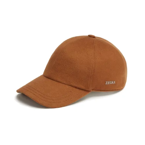 Ermenegildo Zegna Baseball Caps Unisex Camel