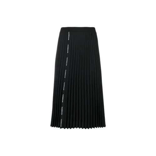 Vetements Knee-length Pleated Skirt