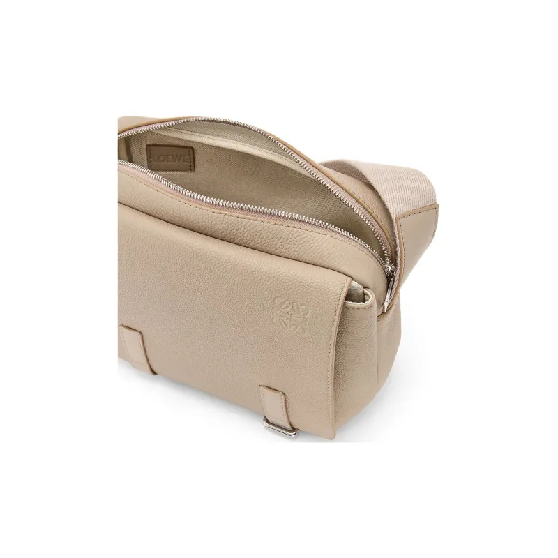 LOEWE Soft Grain Cow Leather Messenger Bag, Shoulder Bag, Crossbody Bag Extra Small Men's Sand-6